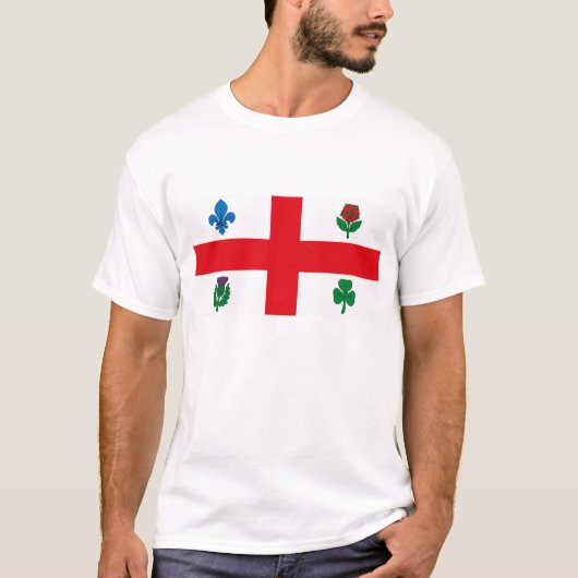 Montreal-Flaggen-T - Shirt (Vorderseite)