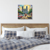 Montreal Gotische Straßenbahn Kathedrale Leinwand (Insitu (Schlafzimmer))