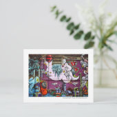 Montréal Graffiti Foto Postcard von Brad Hines Postkarte (Stehend Vorderseite)