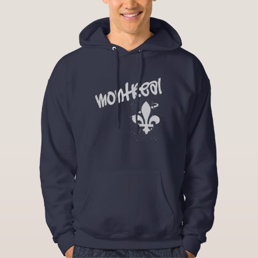 Montreal-Graffiti Hoodie (Vorderseite)