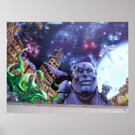 Montreal Graffiti Poster (Vorne)