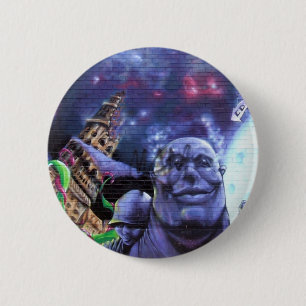 Montreal-Graffiti-Rucksack-Knopf Button