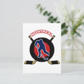 MONTREAL HOCKEY POSTKARTE (Stehend Vorderseite)