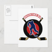 MONTREAL HOCKEY POSTKARTE (Vorne/Hinten)