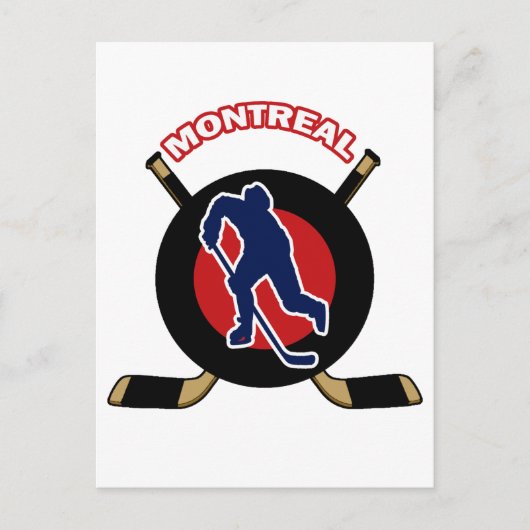MONTREAL HOCKEY POSTKARTE (Vorderseite)