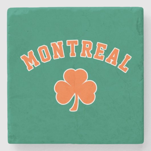 Montreal Irish Steinuntersetzer (Vorderseite)
