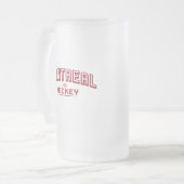 Montreal ist Hockey 16oz Mattiert Glass Tasse (Vorderseite Links)