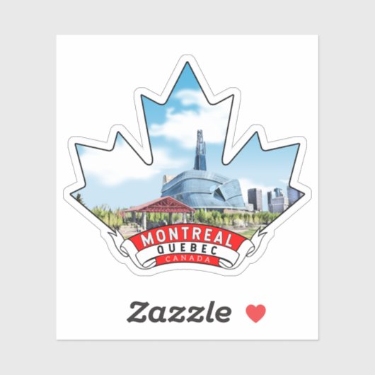 Montreal, Kanada Aufkleber (Blatt)
