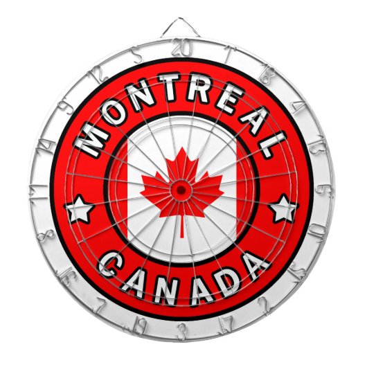 Montreal Kanada Dartscheibe (vorne)