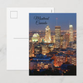 Montreal Kanada  Feiertagspostkarte (Vorne/Hinten)