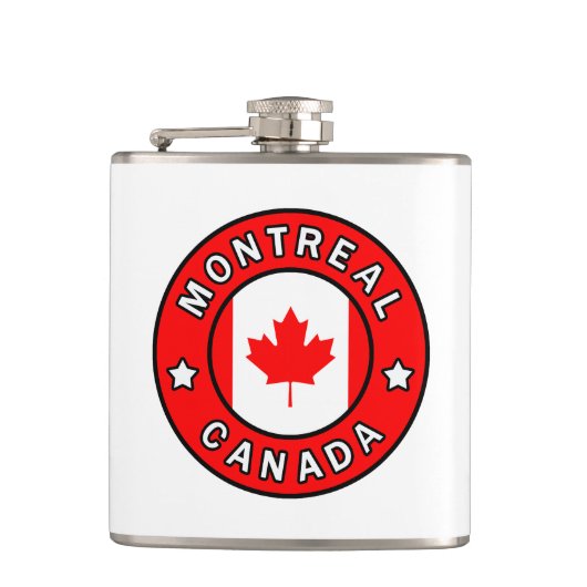 Montreal Kanada Flachmann (Vorderseite)