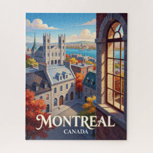 Montreal Kanada Französische Architektur Puzzle