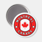 Montreal Kanada Magnet (Vorderseite/Rückseite)