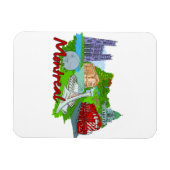 Montreal - Kanada.png Magnet (Horizontal)