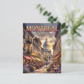 Montréal Kanada Postkarte (Stehend Vorderseite)