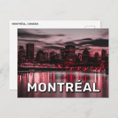 Montréal, Kanada Postkarte (Vorne/Hinten)