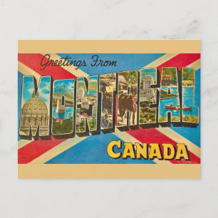 Montreal Kanada Retro-Postkarte Postkarte