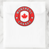 Montreal Kanada Runder Aufkleber (Tasche)
