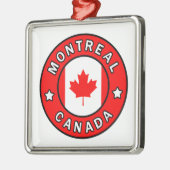 Montreal Kanada Silbernes Ornament (Links)