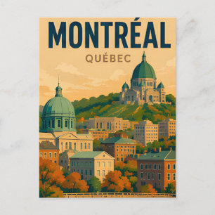Montreal Kanada Skyline Historische Stadt Reise Postkarte