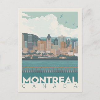 Montreal, Kanada | Skyline Postkarte