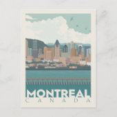 Montreal, Kanada | Skyline Postkarte (Vorderseite)