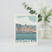 Montreal, Kanada | Skyline Postkarte (Stehend Vorderseite)