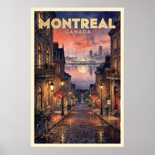 Montreal Kanada Vintage-Reise Poster
