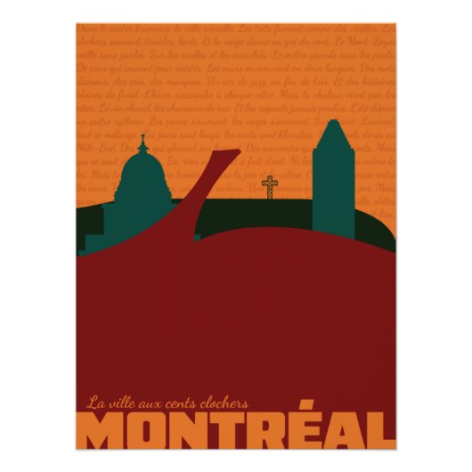 Montreal, Kanada - Wandkunstposter Poster (Vorderseite)