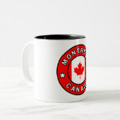 Montreal Kanada Zweifarbige Tasse (Vorderseite Links)