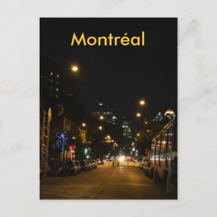 Montreal Latin Quarter Rue St Denis Postcard Postkarte