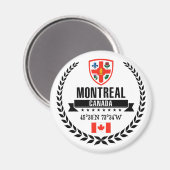 Montreal Magnet (Vorderseite/Rückseite)
