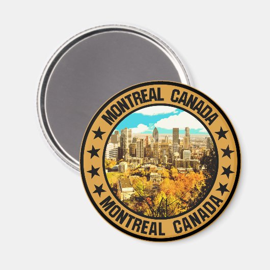 Montreal Magnet (Vorderseite/Rückseite)