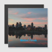 Montreal Magnetkarte (Vorne/Hinten)
