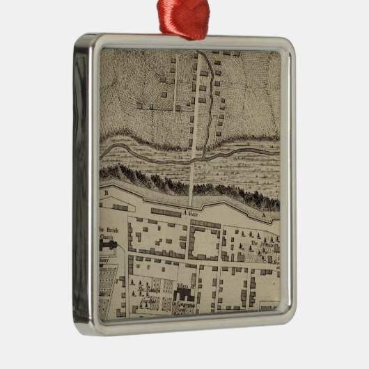 Montreal oder Ville Marie Ornament Aus Metall (Rechts)