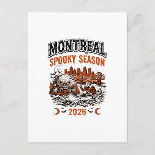 Montreal Oktober-Abend-Feier Neuheit Für Postkarte