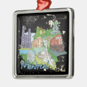 Montreal Ornament Aus Metall (Links)