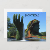 MONTREAL POSTCARD POSTKARTE (Vorne/Hinten)