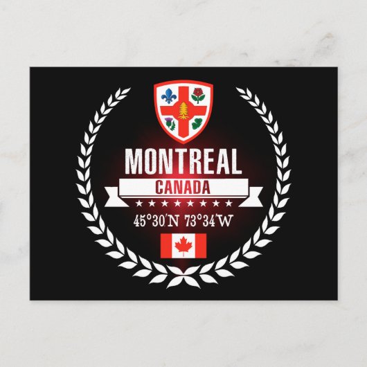 Montreal Postkarte (Vorderseite)