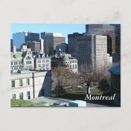 Montreal Postkarte (Vorderseite)
