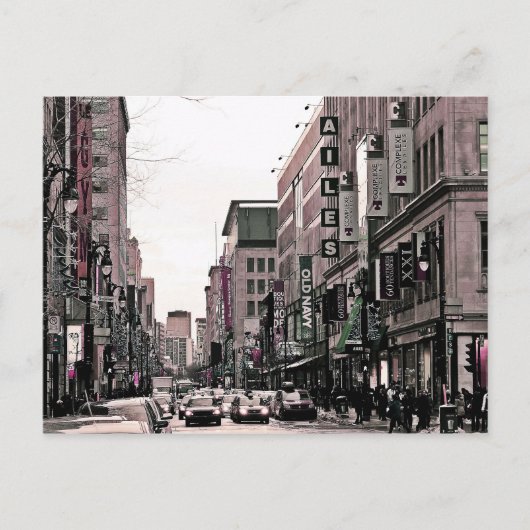 Montréal Postkarte (Vorderseite)