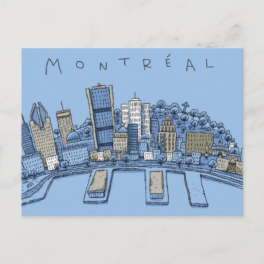 Montreal Postkarte (Vorderseite)