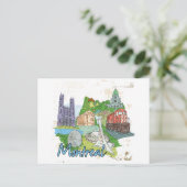 Montreal Postkarte (Stehend Vorderseite)
