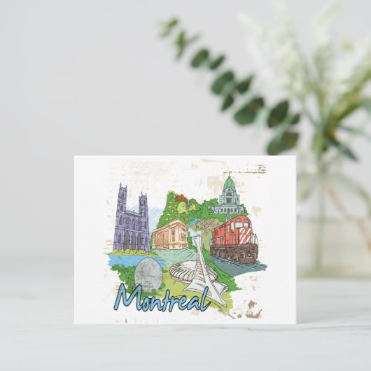 Montreal Postkarte (Stehend Vorderseite)