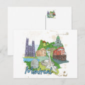 Montreal Postkarte (Vorne/Hinten)