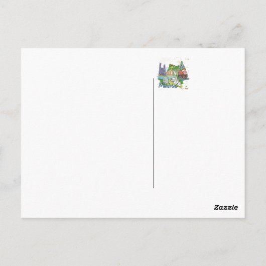 Montreal Postkarte (Rückseite)