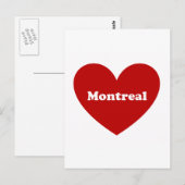 Montreal Postkarte (Vorne/Hinten)