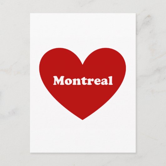 Montreal Postkarte (Vorderseite)