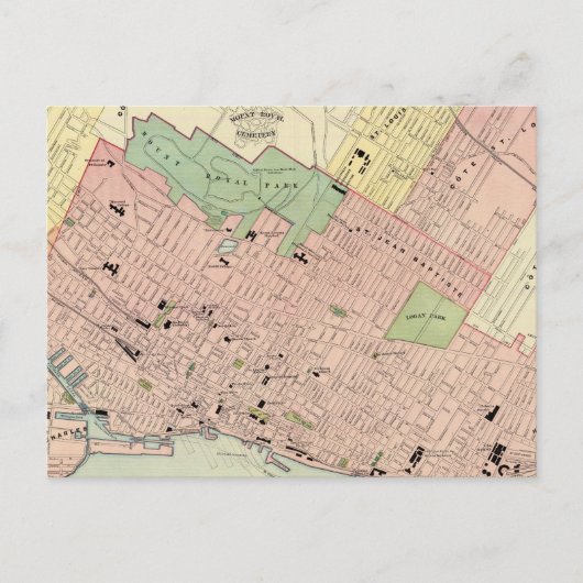 Montreal Postkarte (Vorderseite)