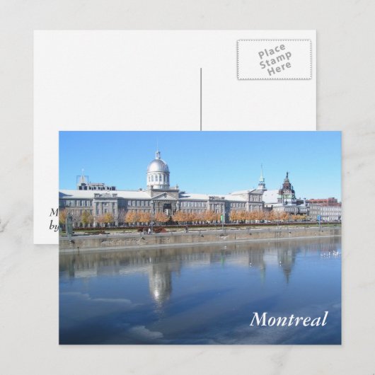 Montreal Postkarte (Vorne/Hinten)